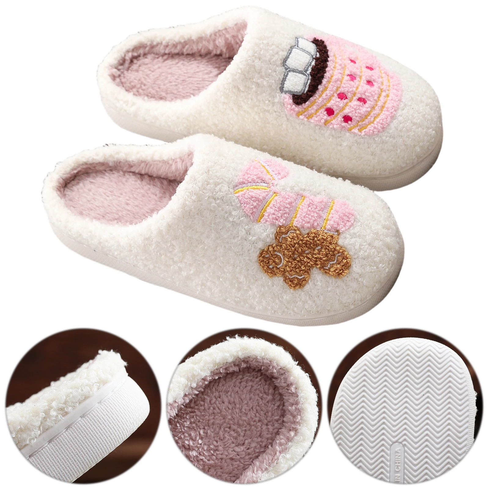 Unisex Christmas Slippers Cozy Fuzzy Slippers Plush Winter Warm Cotton Slippers for Bedroom Living Room Garden Yard
Unisex Christmas Slippers Cozy Fuzzy Slippers Plush Winter Warm Cotton Slippers for Bedroom Living Room Garden Yard