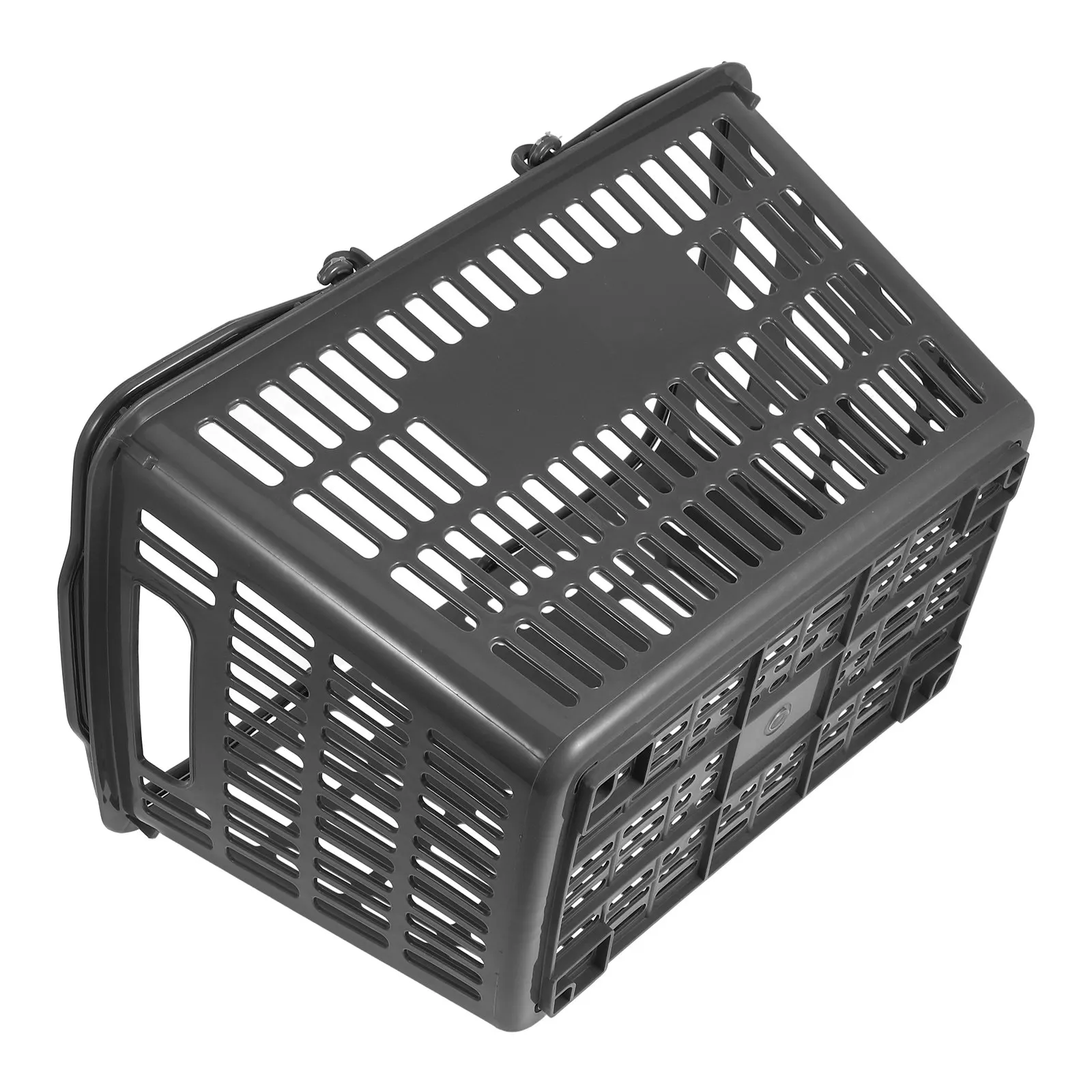 Plastic Storage Basket Grey Double Folding Handles Portable Kitchen Seasoning Bathroom Toiletries Organizer Shopping Basket
Plastic Storage Basket Grey Double Folding Handles Portable Kitchen Seasoning Bathroom Toiletries Organizer Shopping Basket