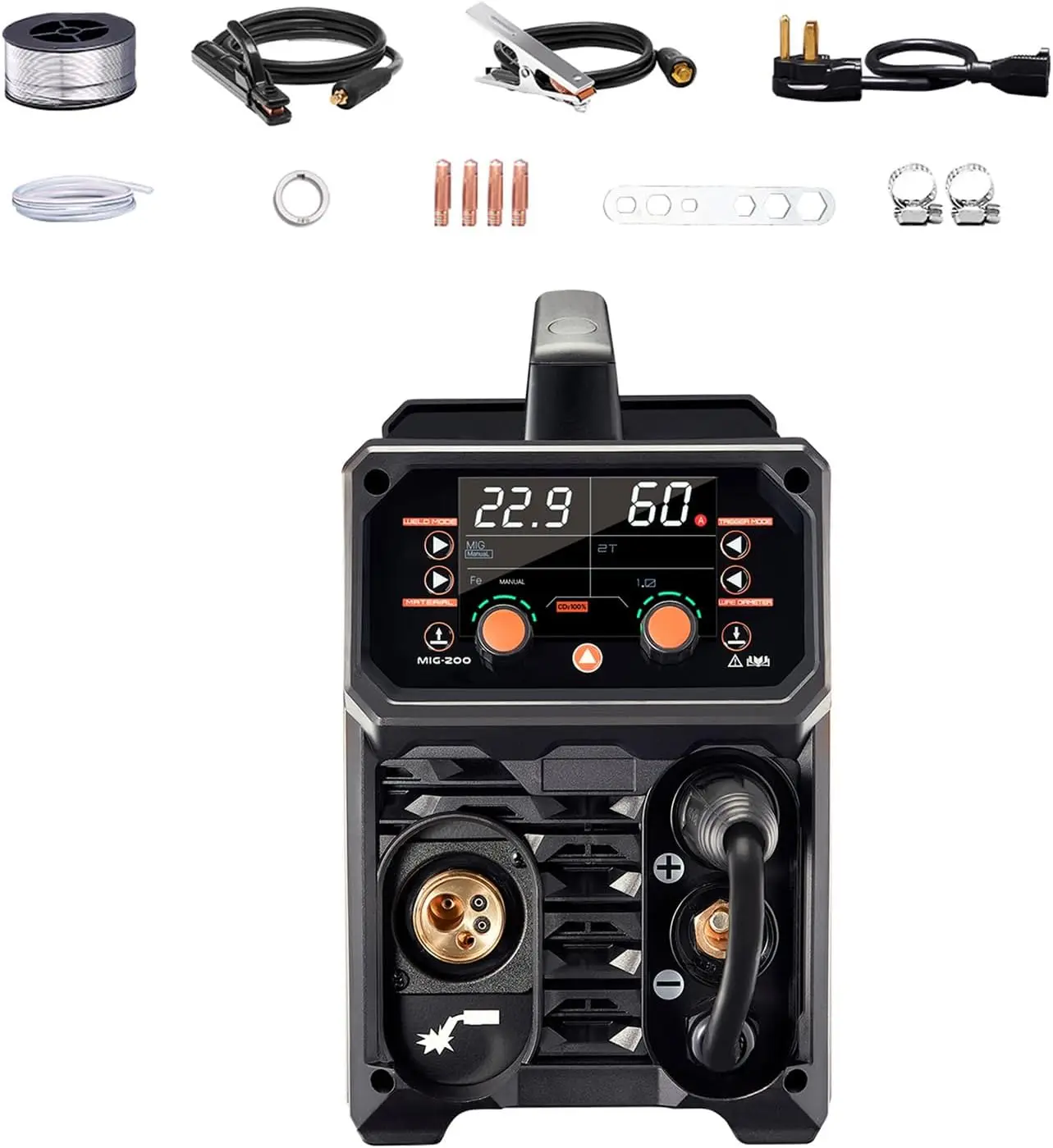 Multi Process Welder Four In One Gas Mig Flux Core Mig Stick Lift Tig Dual Voltage Igbt Inverter Lcd Screen Welding Machine
Multi Process Welder Four In One Gas Mig Flux Core Mig Stick Lift Tig Dual Voltage Igbt Inverter Lcd Screen Welding Machine