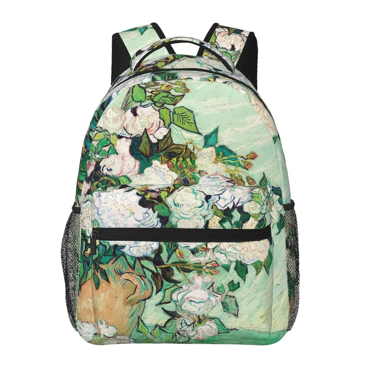 Roses By Vincent Van Gogh Backpacks Boys Girls Bookbag Children School Bags Cartoon Kids Rucksack Shoulder Bag Large Capacity
Roses By Vincent Van Gogh Backpacks Boys Girls Bookbag Children School Bags Cartoon Kids Rucksack Shoulder Bag Large Capacity