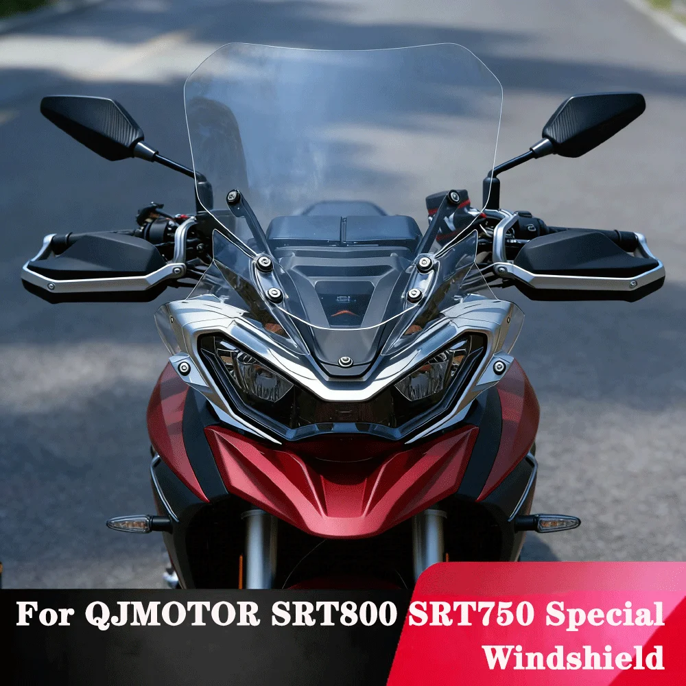 For QJMOTOR SRT800 SRT750 dedicated modified Windshield QJMOTOR SRT800X Motorcycle Heightened Windshield Accessories
For QJMOTOR SRT800 SRT750 dedicated modified Windshield QJMOTOR SRT800X Motorcycle Heightened Windshield Accessories