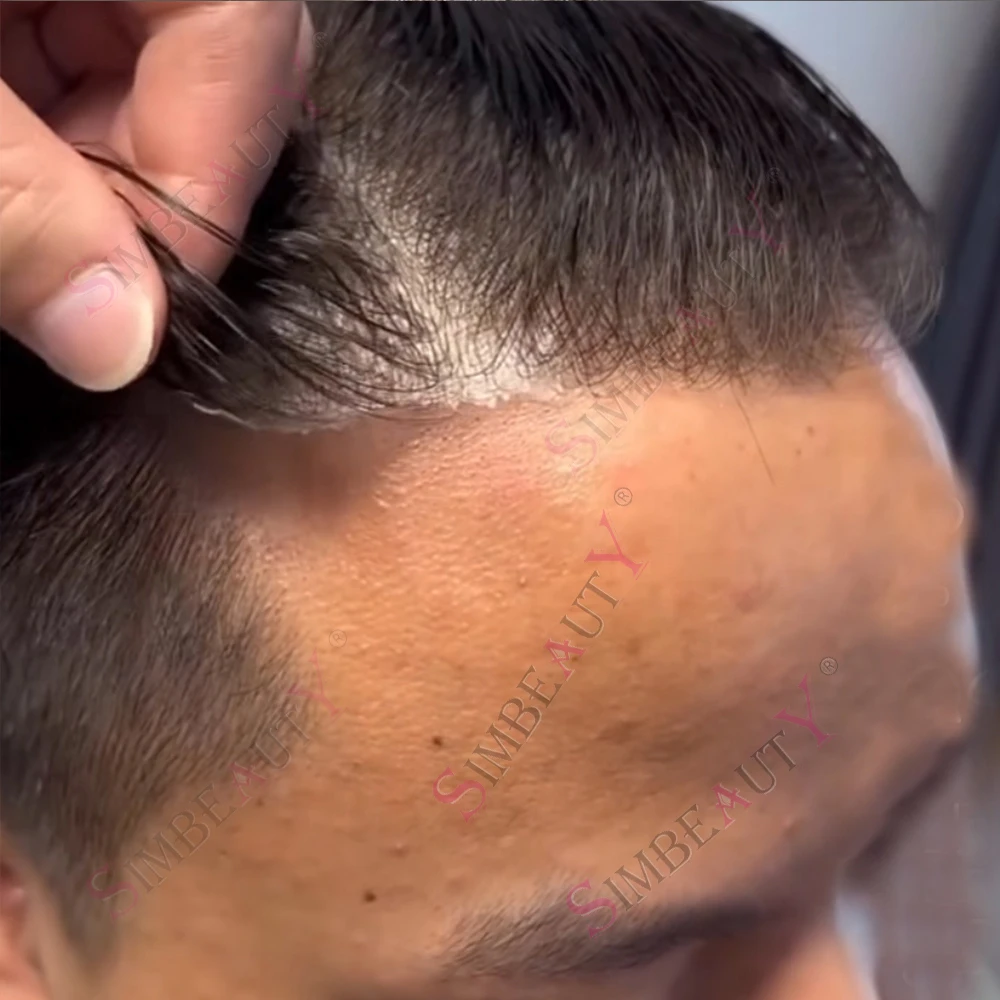 Invisible Natural Hairline 80Density Men Toupee 0.02-0.03mm Super Thin Skin Base 410# 520# Grey Blonde Brown Human Hair Male Wig
Invisible Natural Hairline 80Density Men Toupee 0.02-0.03mm Super Thin Skin Base 410# 520# Grey Blonde Brown Human Hair Male Wig