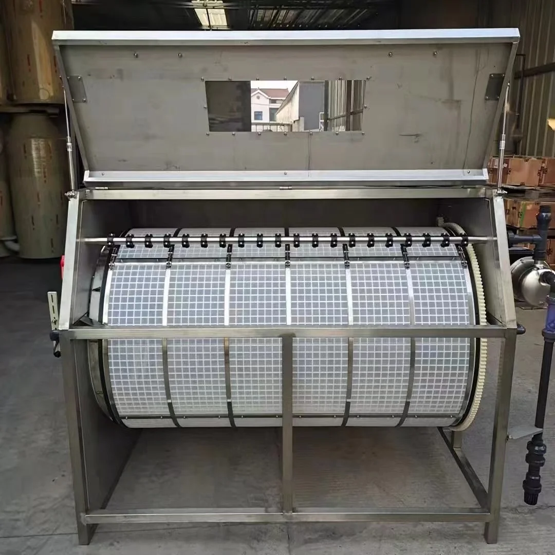 System Freshwater Shrimp Farming Equipment Stainless Steel Drum Filter
System Freshwater Shrimp Farming Equipment Stainless Steel Drum Filter