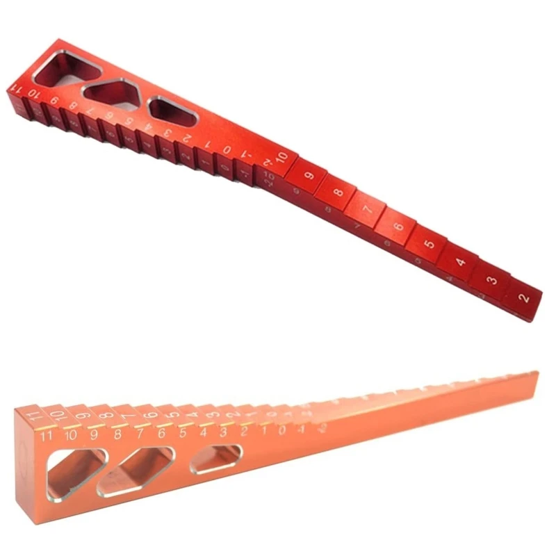 1185 Portable Chassis Ride Height & Droop Gauge Easy Operation Measuring Tool Suitable for 1/10 Car Red/Orange Durable
1185 Portable Chassis Ride Height & Droop Gauge Easy Operation Measuring Tool Suitable for 1/10 Car Red/Orange Durable