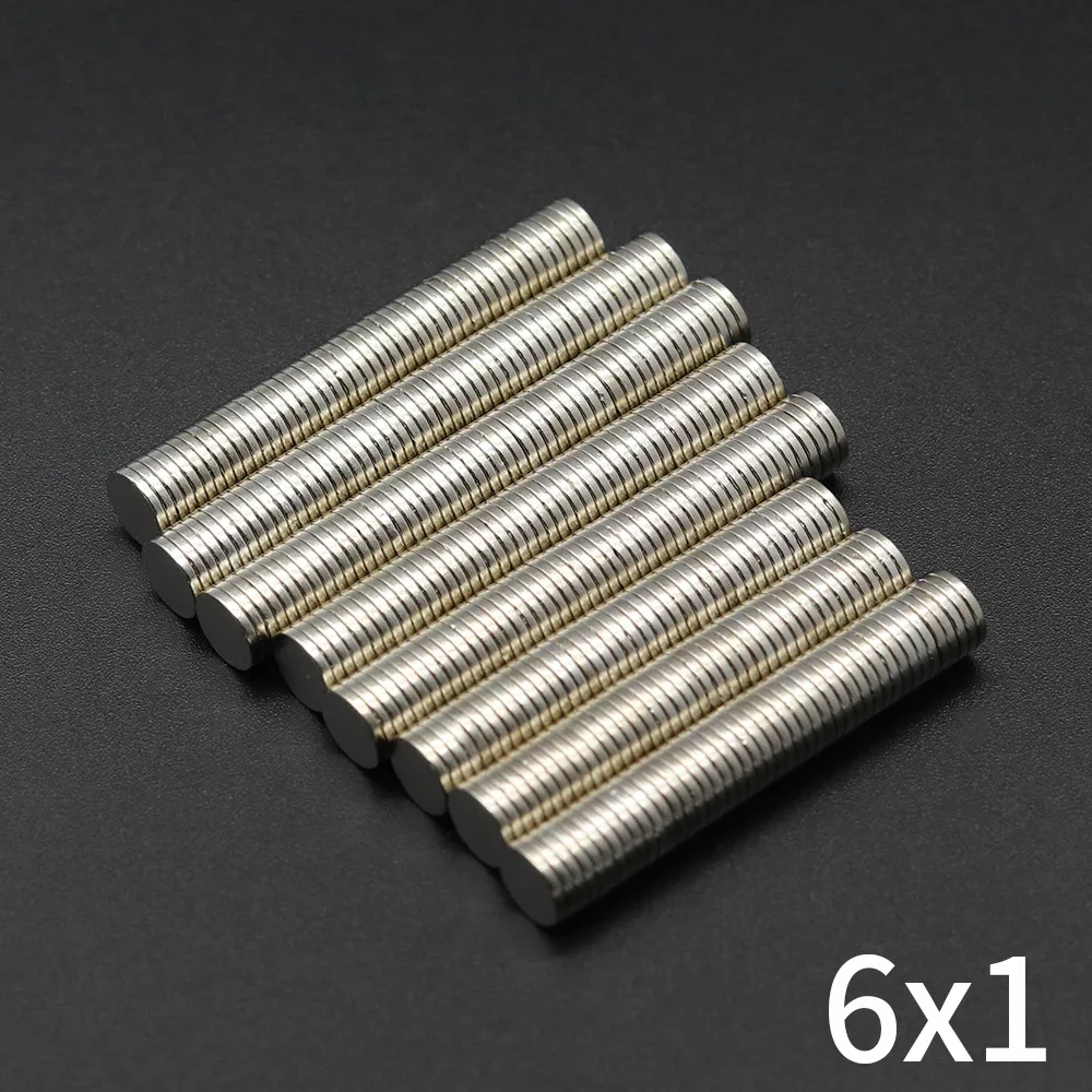 6x1mm N35 Super Powerful Neodymium Magnet Round Magnets NdfeB Strong Permanent Magnetic imanes Refrigerator Magnets 6*1
6x1mm N35 Super Powerful Neodymium Magnet Round Magnets NdfeB Strong Permanent Magnetic imanes Refrigerator Magnets 6*1