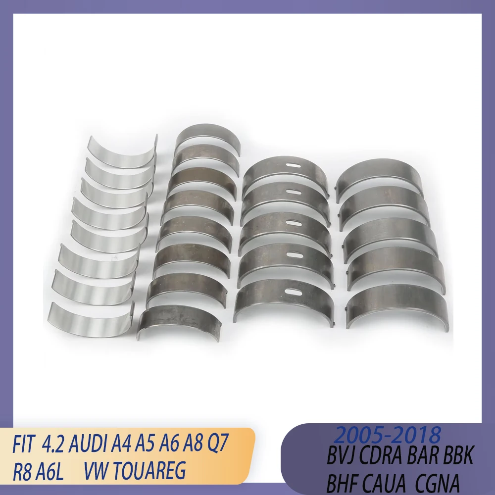 STD Engine Parts Main & Con-rod Bearing Set Fit Kit 4.2 L 05-18 Gas For AUDI A4 A5 A6 A8 Q7 R8 A6L VW TOUAREG 4.2L Connecting
STD Engine Parts Main & Con-rod Bearing Set Fit Kit 4.2 L 05-18 Gas For AUDI A4 A5 A6 A8 Q7 R8 A6L VW TOUAREG 4.2L Connecting