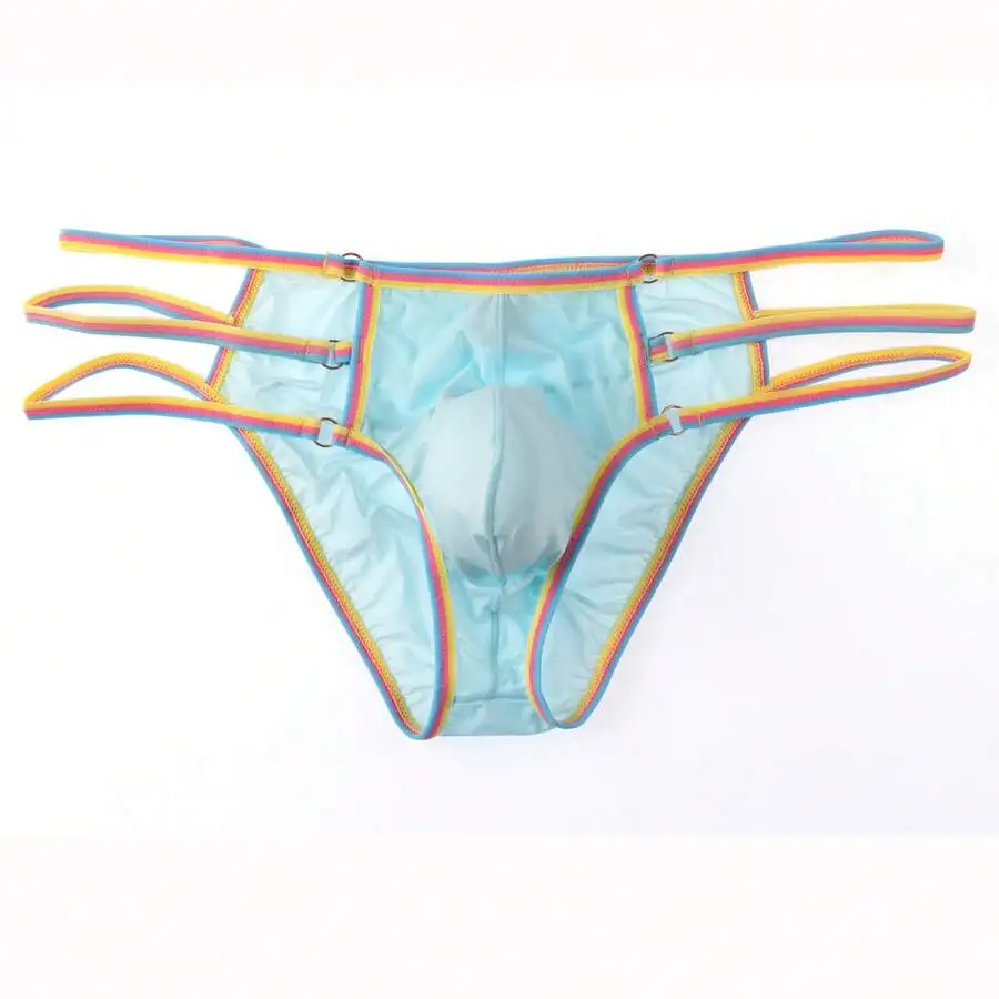 Mens Thin Strap Low Waist Thong Underwear Seamless Ice Silk Breathable Sexy Brief
Mens Thin Strap Low Waist Thong Underwear Seamless Ice Silk Breathable Sexy Brief