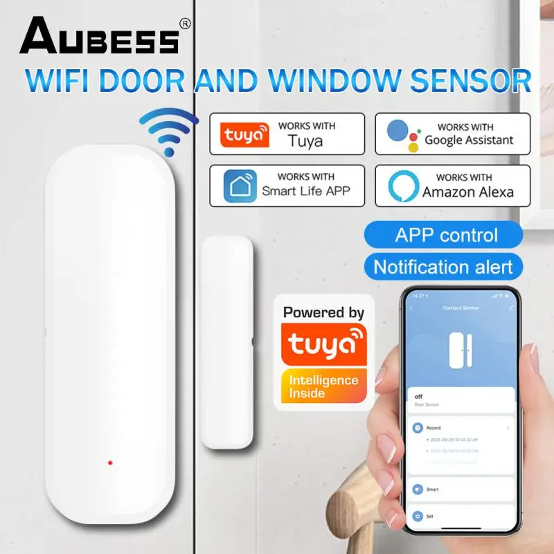 Датчик двери/окна Tuya WiFi Tuya Alexa обнаруживает состояние двери/окна, приложение, дистанционное управление, простая установка
Датчик двери/окна Tuya WiFi Tuya Alexa обнаруживает состояние двери/окна, приложение, дистанционное управление, простая установка