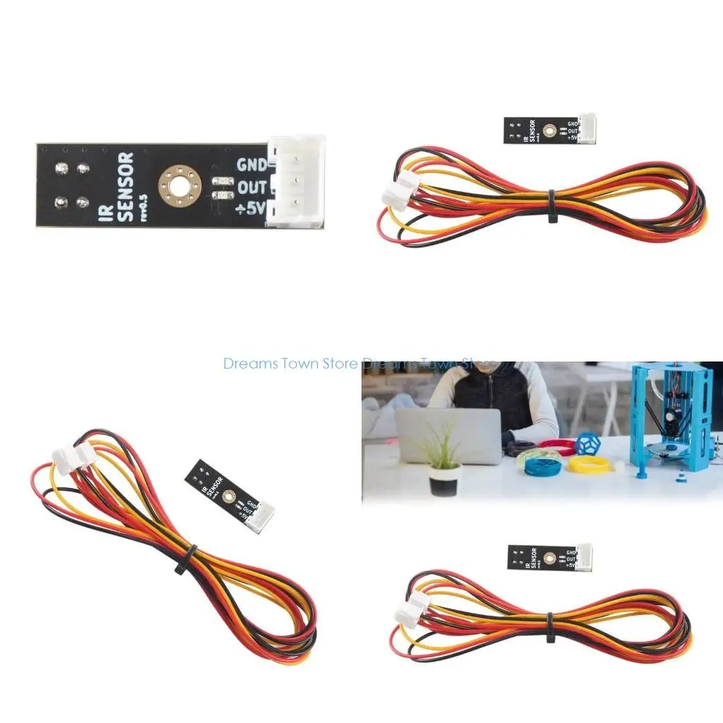 HX6A Printing IR Rev0.5 Pcb Board for Endstop Switches Module with 100CM Cable
HX6A Printing IR Rev0.5 Pcb Board for Endstop Switches Module with 100CM Cable