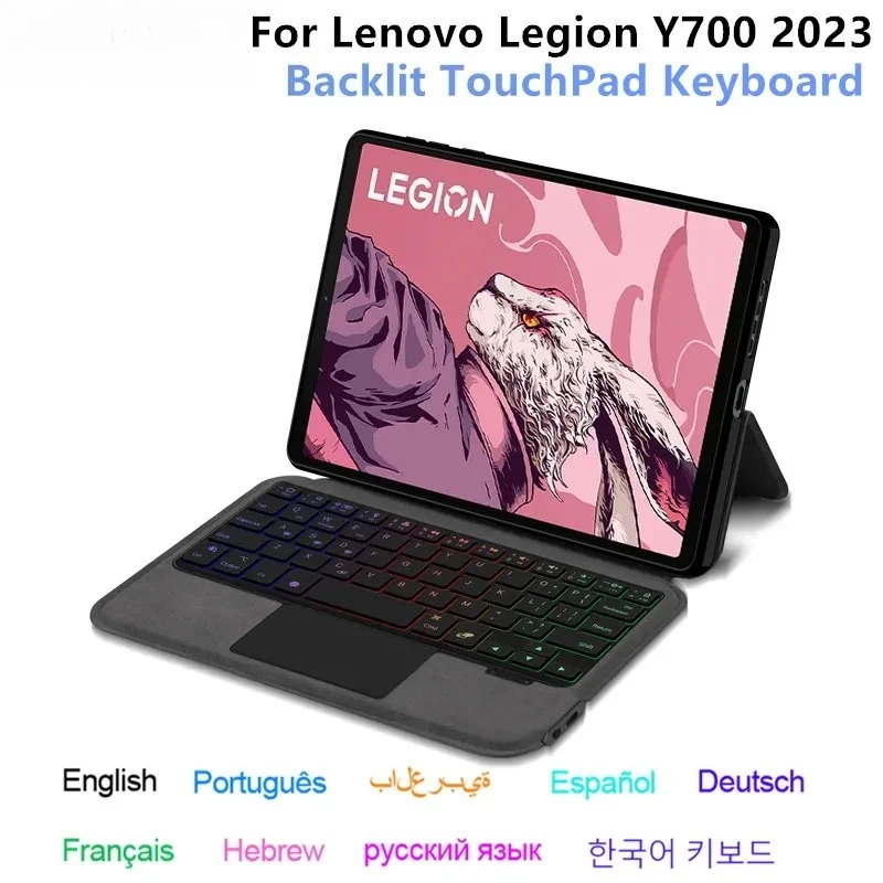 Magic Keyboard Case For Lenovo LEGION Y700 2023 8.8" TB-320F 320FC Tablet Cover for Y700 2nd Gen TouchPad Backlit Keyboard
Magic Keyboard Case For Lenovo LEGION Y700 2023 8.8" TB-320F 320FC Tablet Cover for Y700 2nd Gen TouchPad Backlit Keyboard