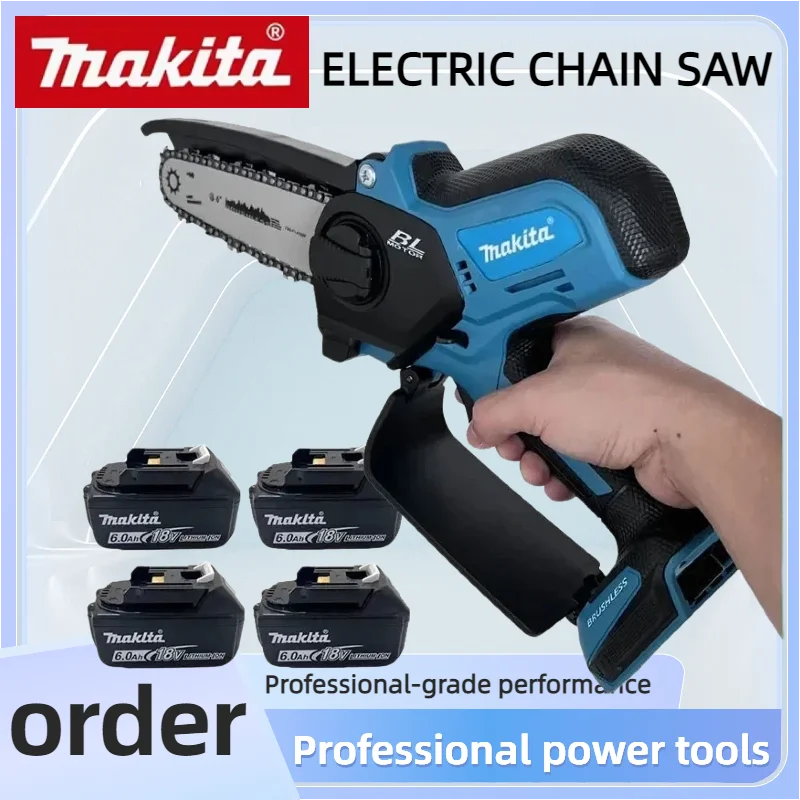 Makita Portable 6INCH Electric Chain Saw Rechargeable Handheld Wood Cutting Garden Pruning Power Tool
Makita Portable 6INCH Electric Chain Saw Rechargeable Handheld Wood Cutting Garden Pruning Power Tool