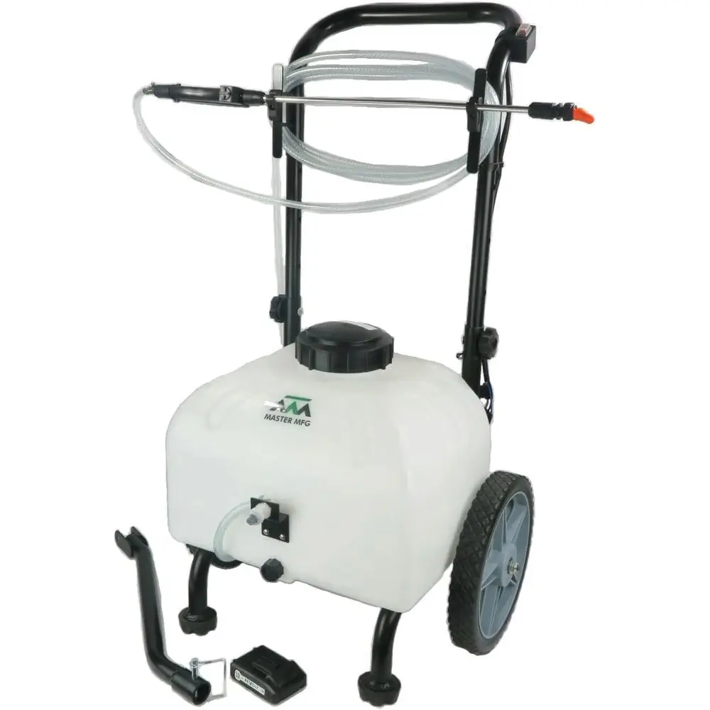 9 Gallon Electric Cart Sprayer with Lithium-Ion Battery
9 Gallon Electric Cart Sprayer with Lithium-Ion Battery