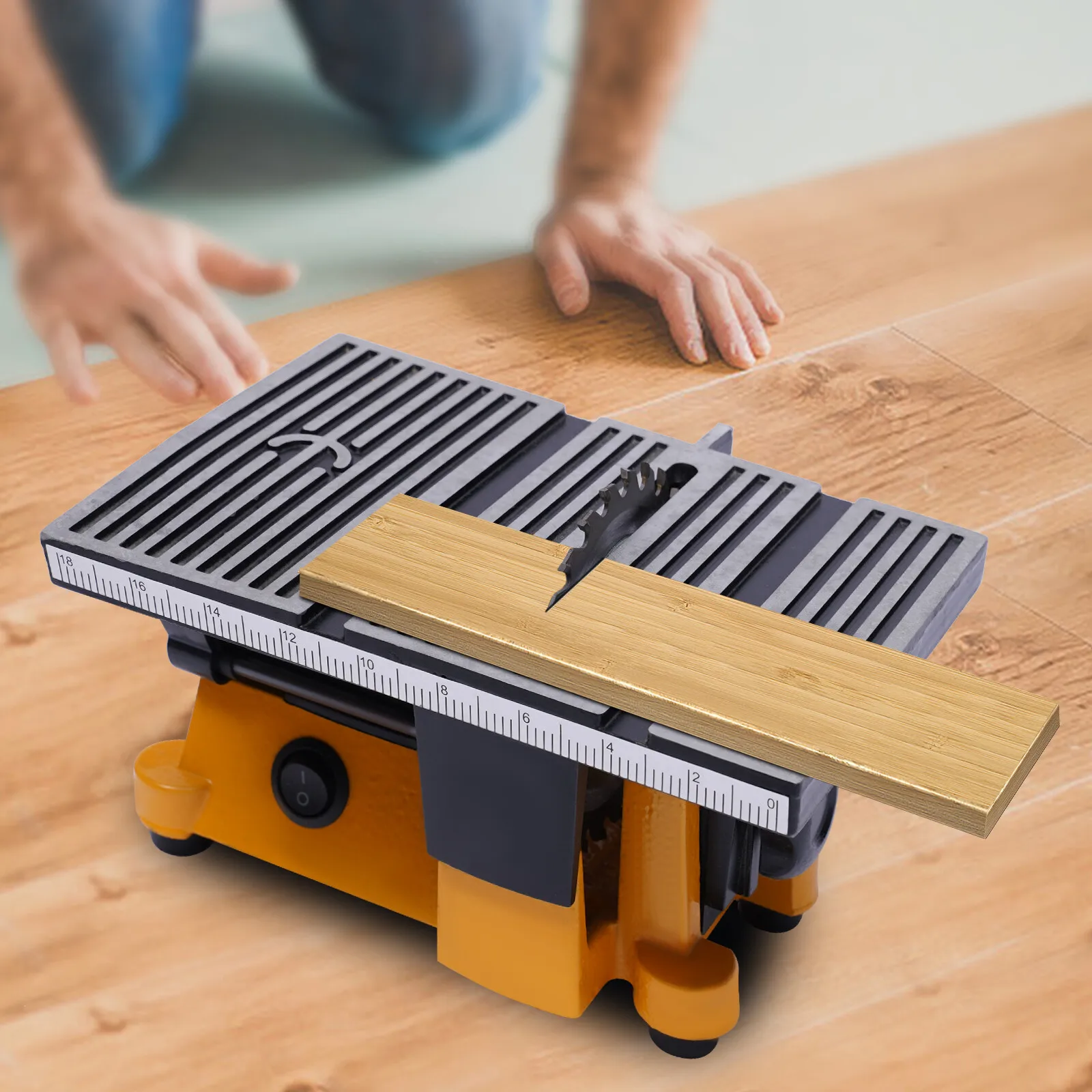 4" Mini Electric Table Saw Craft Power Tool Hobby DIY Metal Wood Cutting Machine
4" Mini Electric Table Saw Craft Power Tool Hobby DIY Metal Wood Cutting Machine