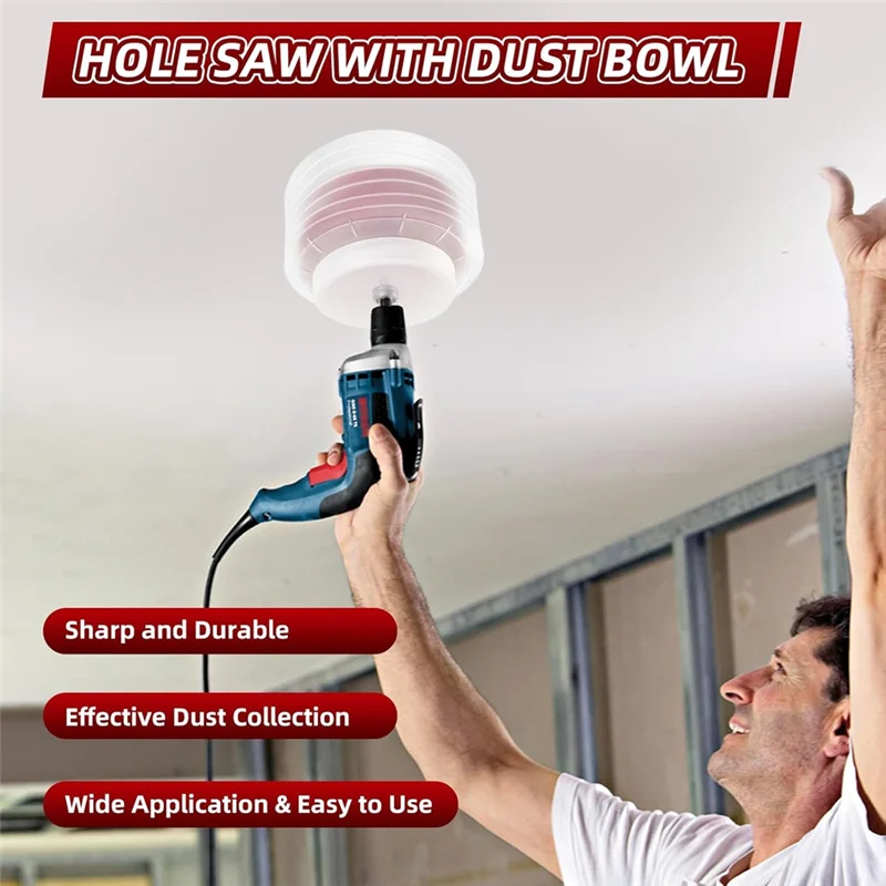 A44Z-6,25 Кольцевая пила для встраиваемого освещения, кольцевая пила 6-1/4 с комплектом пылесборника для освещения консервных светильников, 6-дюймовый резак для потолка по дереву
A44Z-6,25 Кольцевая пила для встраиваемого освещения, кольцевая пила 6-1/4 с комплектом пылесборника для освещения консервных светильников, 6-дюймовый резак для потолка по дереву