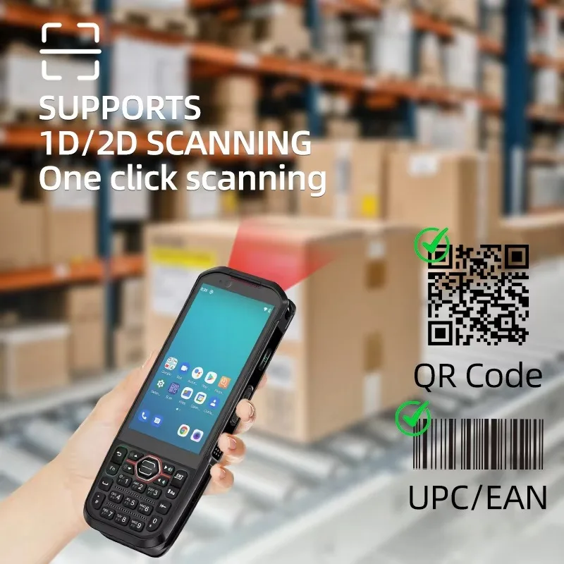 Data Collection Terminal Android 13 Industrial Handheld PDA Device Scanner 1D 2D Barcode Warehouse Data Collector with Sim Card
Data Collection Terminal Android 13 Industrial Handheld PDA Device Scanner 1D 2D Barcode Warehouse Data Collector with Sim Card