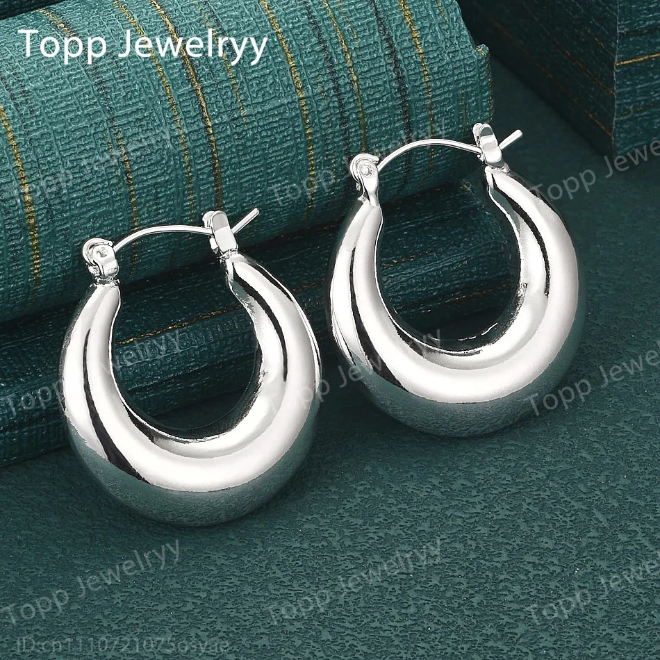 Luxurious 925 Sterling Silver Glossy Round Ear Clips Stylish Women's Wedding Party Favor Jewelry
Luxurious 925 Sterling Silver Glossy Round Ear Clips Stylish Women's Wedding Party Favor Jewelry