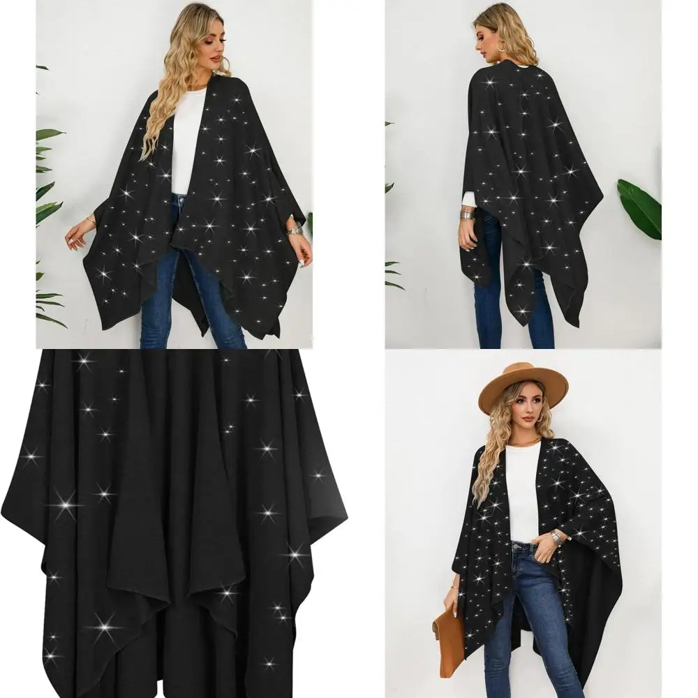 Женское пончо с открытой передней частью и шалью, накидка Ruana, дорожное одеяло, кардиган
Женское пончо с открытой передней частью и шалью, накидка Ruana, дорожное одеяло, кардиган