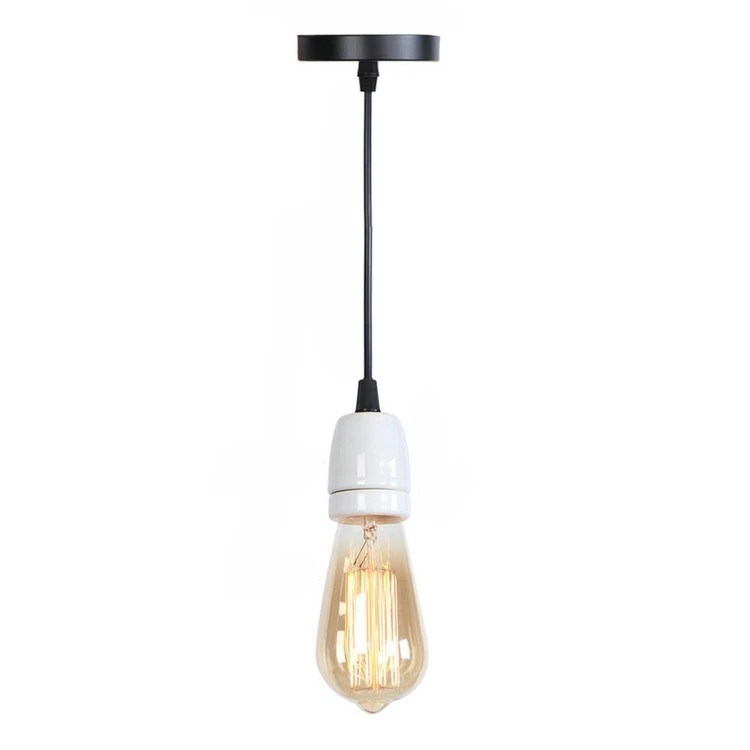 E27 Hanging Lamp Holder with 1m Light Cord, DIY Vintage E27 Edison Lighting Pendant Lamp Kit for Kitchen Hotel Bar Dining Room
E27 Hanging Lamp Holder with 1m Light Cord, DIY Vintage E27 Edison Lighting Pendant Lamp Kit for Kitchen Hotel Bar Dining Room