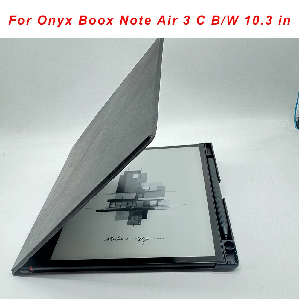 Тонкий флип-чехол для книги Funda Onyx Boox Note Air 3 C (2023) 10,3 дюйма, смарт-чехол для электронной книги с жесткой задней панелью, встроенный держатель для карандашей
Тонкий флип-чехол для книги Funda Onyx Boox Note Air 3 C (2023) 10,3 дюйма, смарт-чехол для электронной книги с жесткой задней панелью, встроенный держатель для карандашей