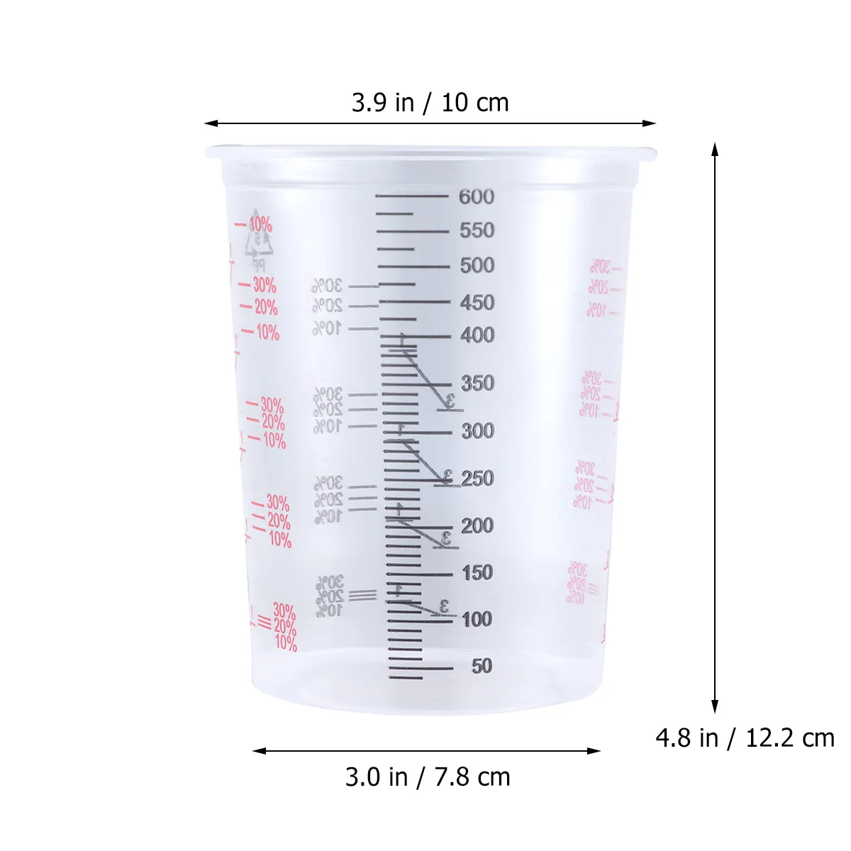 2pcs 600Ml Transparent Plastic Paint Measuring Cup Disposable With Scale Industrial Use Large Capacity Painting Tool For
2pcs 600Ml Transparent Plastic Paint Measuring Cup Disposable With Scale Industrial Use Large Capacity Painting Tool For