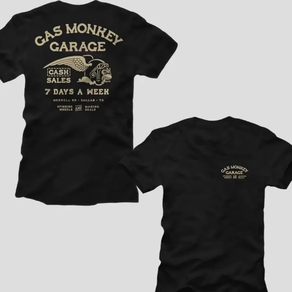 2025 Gas-Monkeys Garage Men's Cotton T-Shirt Classic Printed Fashion Top Casual Short Sleeve Street Women's Printed T-Shirt
2025 Gas-Monkeys Garage Men's Cotton T-Shirt Classic Printed Fashion Top Casual Short Sleeve Street Women's Printed T-Shirt