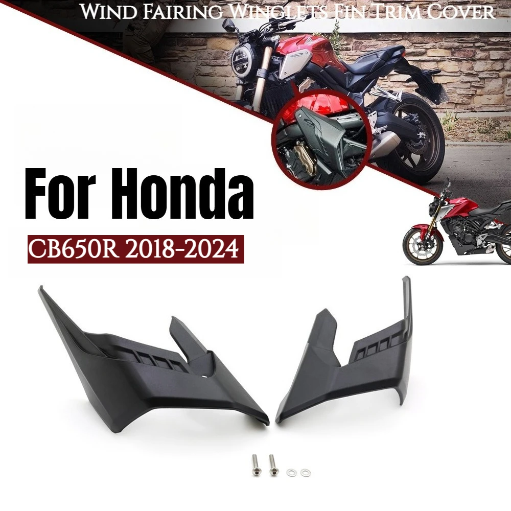 Для Honda CB650R 2018-2024: Накладки-спойлеры (крылья) на обтекатель, защитные накладки на крылья мотоцикла, аксессуары для CB 650 R
Для Honda CB650R 2018-2024: Накладки-спойлеры (крылья) на обтекатель, защитные накладки на крылья мотоцикла, аксессуары для CB 650 R