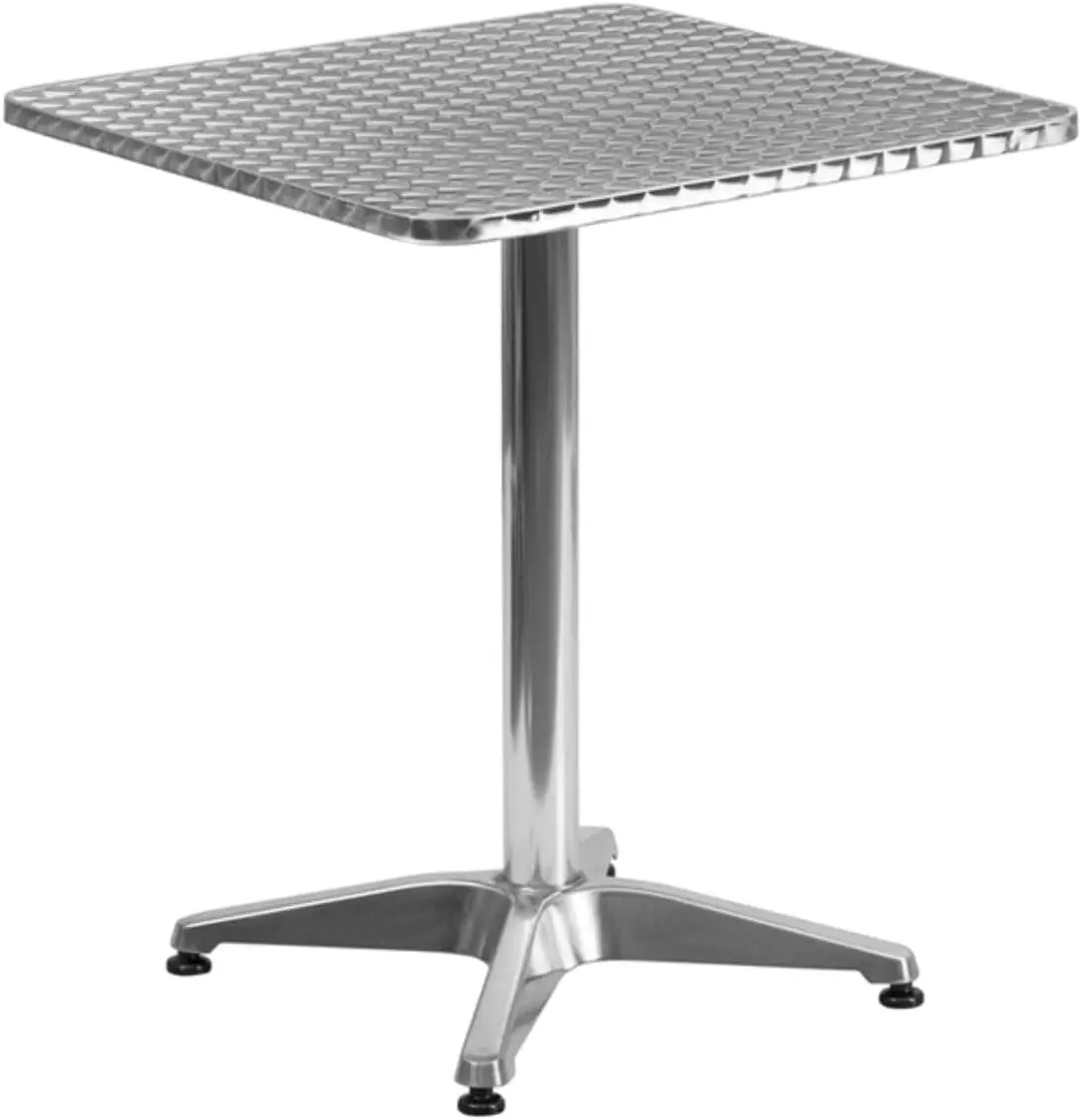 23.5'' Square Aluminum Indoor-Outdoor Table with Base 23.5"D x 23.5"W x 27.5"H
23.5'' Square Aluminum Indoor-Outdoor Table with Base 23.5"D x 23.5"W x 27.5"H