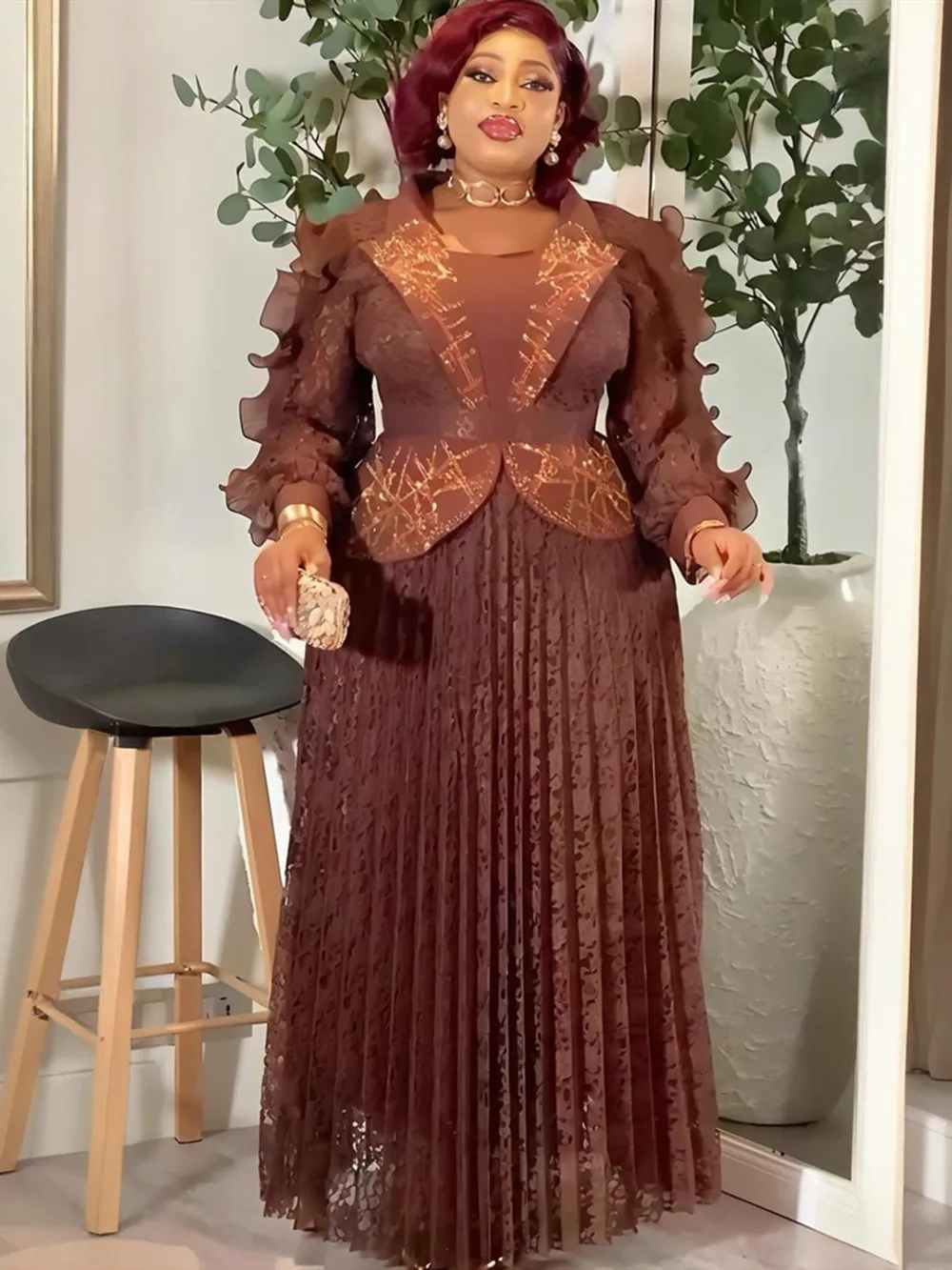 Plus Size Lace Wedding Party Long Dress 2026 African Dresses for Women Dashiki Ankara Turkey Evening Gown Elegant Ladies Clothes
Plus Size Lace Wedding Party Long Dress 2026 African Dresses for Women Dashiki Ankara Turkey Evening Gown Elegant Ladies Clothes