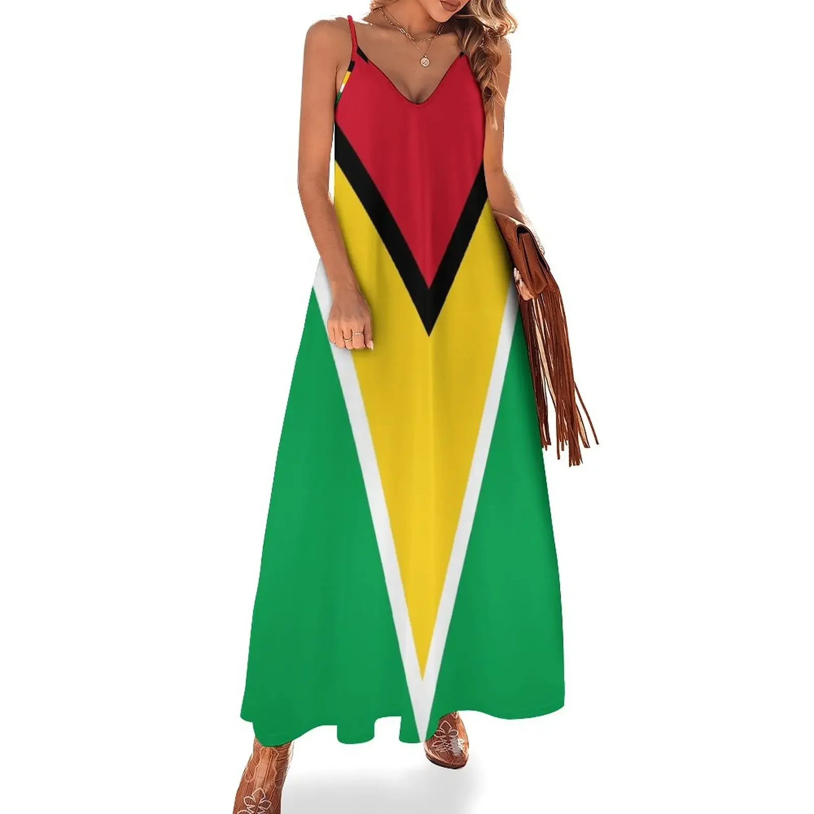 GUYANA FLAG Sleeveless Dress clothes for women clothing women summer 2025 cute dress Dress
GUYANA FLAG Sleeveless Dress clothes for women clothing women summer 2025 cute dress Dress