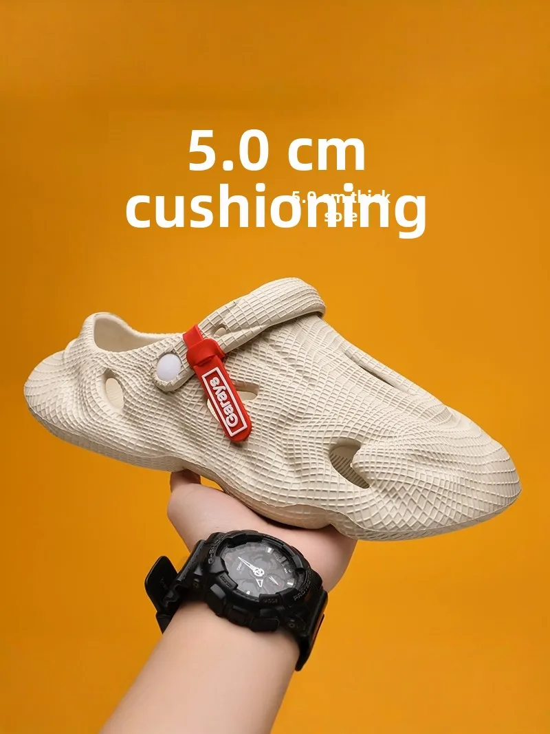 Anti-Slip Thick-Heeled Coconut Hole Men's Summer Slippers Beach Driving Dual-Purpose Sandals Open-Toe Comfortable Casual Shoes
Anti-Slip Thick-Heeled Coconut Hole Men's Summer Slippers Beach Driving Dual-Purpose Sandals Open-Toe Comfortable Casual Shoes