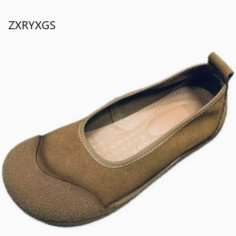 ZXRYXGS Retro Style Premium 100% Genuine Leather Shoes Women Flat Shoes 2025 New Round Toe Soft Sole Comfortable Casual Shoes
ZXRYXGS Retro Style Premium 100% Genuine Leather Shoes Women Flat Shoes 2025 New Round Toe Soft Sole Comfortable Casual Shoes