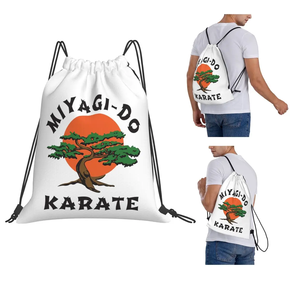 Miyagi Do Jo Karate Martial Backpacks Multi-function Drawstring Bags Sports Bag Book Bags for Man Woman Students
Miyagi Do Jo Karate Martial Backpacks Multi-function Drawstring Bags Sports Bag Book Bags for Man Woman Students
