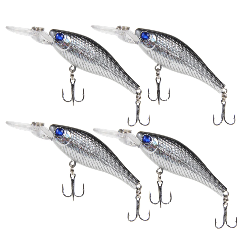 4Pcs 3D Fish Eyes Hooks Reusable Fishing Bionic Lure Artificial Swimbaits for Freshwater and Saltwater Bass Fishing
4Pcs 3D Fish Eyes Hooks Reusable Fishing Bionic Lure Artificial Swimbaits for Freshwater and Saltwater Bass Fishing