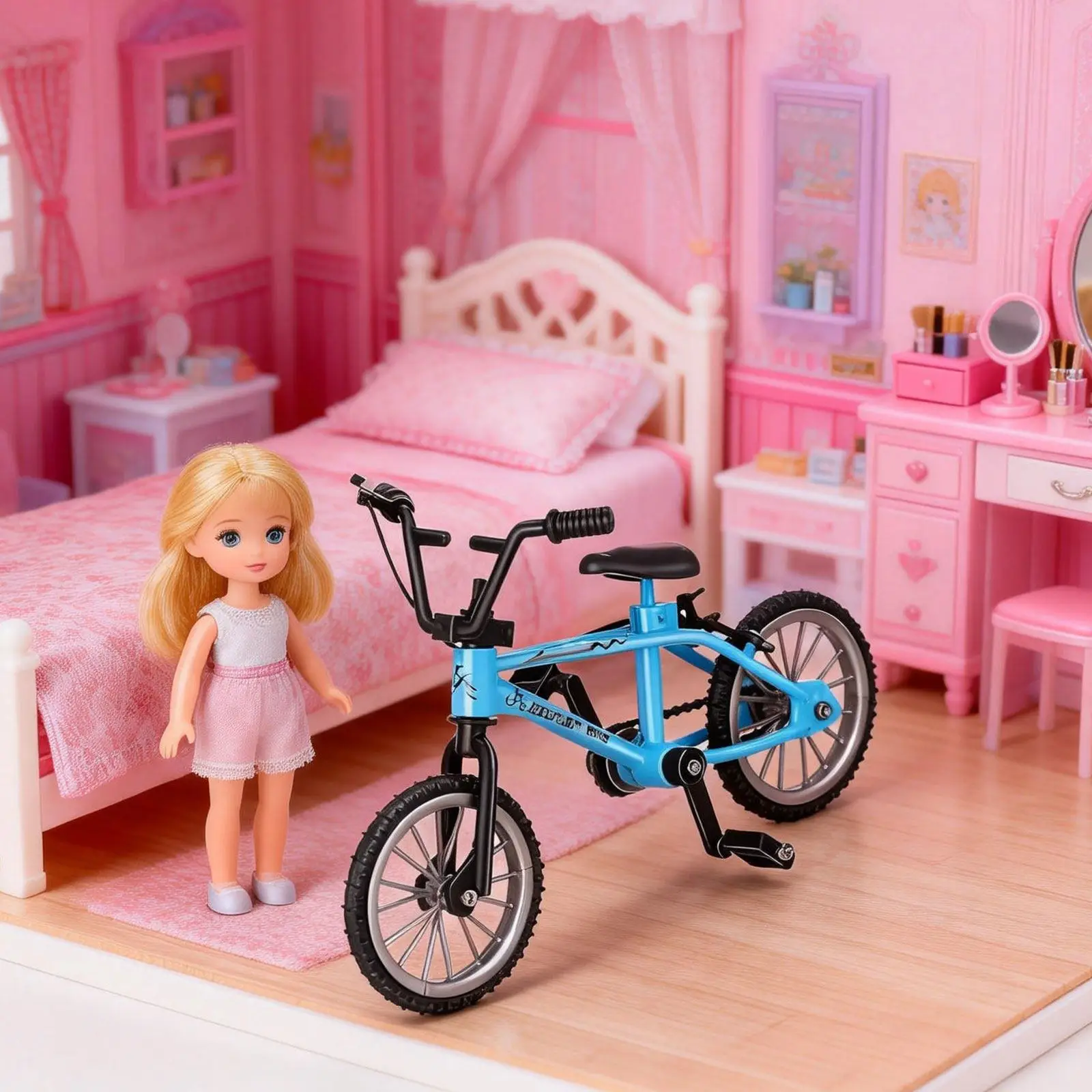 Miniature Bicycle Simulation Mountain Bike Sturdy Metal Mini Bike Lifelike Photo Prop Mini House Decor Tiny Artificial Bicycle
Miniature Bicycle Simulation Mountain Bike Sturdy Metal Mini Bike Lifelike Photo Prop Mini House Decor Tiny Artificial Bicycle