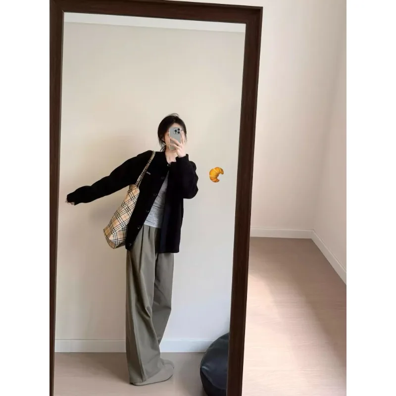 Кардиганы и свитеры женские осенние в университетском стиле, вязаные, с узором Fair-Isle, однотонные, эластичные, модные, уютные, в стиле Y2K
Кардиганы и свитеры женские осенние в университетском стиле, вязаные, с узором Fair-Isle, однотонные, эластичные, модные, уютные, в стиле Y2K