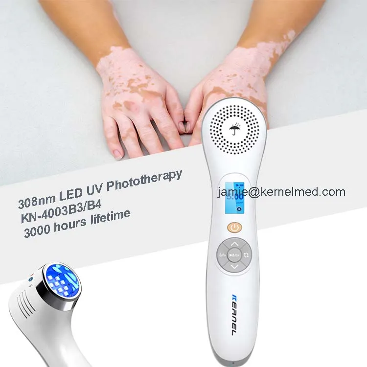 Home Use Portable 308nm UVB LED 3000 Hours Lifetime UVB Lamp Phototherapy 308nm Excimer Laser for Psoriasis Vitiligo
Home Use Portable 308nm UVB LED 3000 Hours Lifetime UVB Lamp Phototherapy 308nm Excimer Laser for Psoriasis Vitiligo