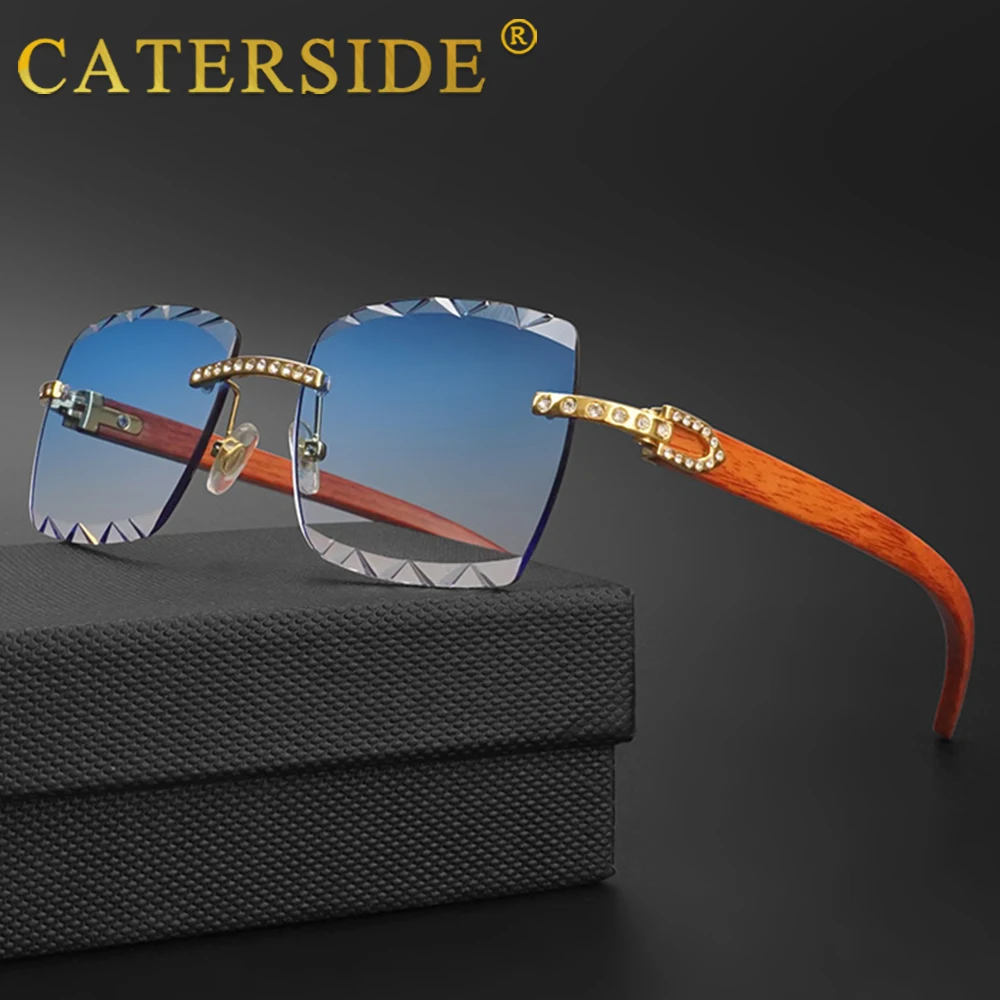 CATERSIDE Men Frameless Pilot Sunglasses Square Large Frame Gradient Sunglasses Women Outdoor Travel Driving Fashionable Glasses
CATERSIDE Men Frameless Pilot Sunglasses Square Large Frame Gradient Sunglasses Women Outdoor Travel Driving Fashionable Glasses