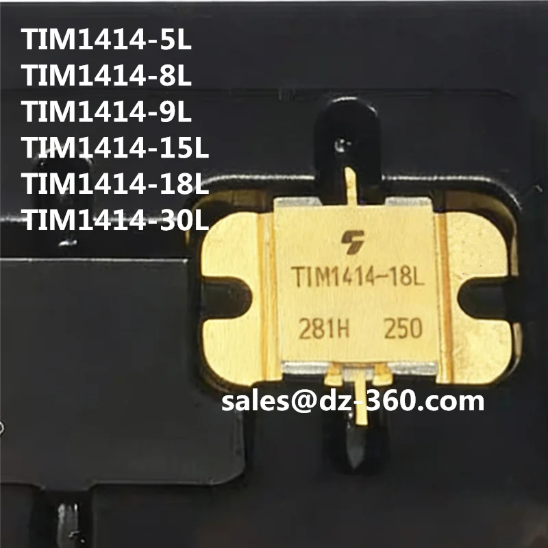 1PCS TIM1414-5L TIM1414-8L TIM1414-9L TIM1414-15L TIM1414-18L TIM1414-30L High Frequency RF Microwave Power Transistor
1PCS TIM1414-5L TIM1414-8L TIM1414-9L TIM1414-15L TIM1414-18L TIM1414-30L High Frequency RF Microwave Power Transistor