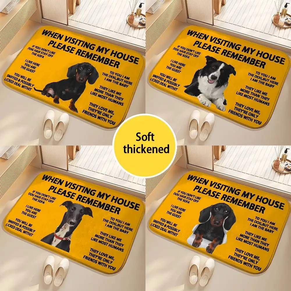 Cute Dog Welcome Floor Mat Printed large carpets living room and bedroom carpets bathroom anti slip door MATS small carpets
Cute Dog Welcome Floor Mat Printed large carpets living room and bedroom carpets bathroom anti slip door MATS small carpets
