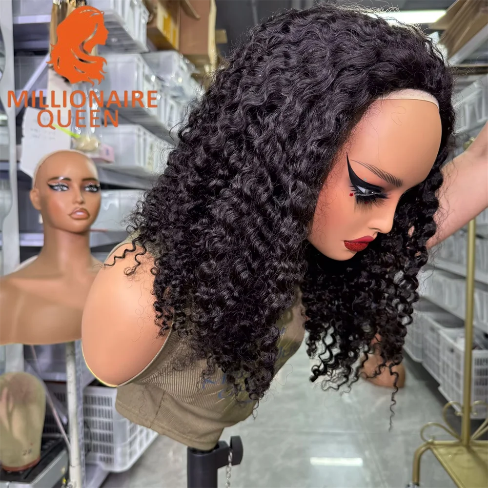 Millionaire Queen Burmese 3C4A Curly Invisible Half Wigs 100% Human Hair 3C4A Burmese Curly Adjustable 3/4 Half Wig For Women
Millionaire Queen Burmese 3C4A Curly Invisible Half Wigs 100% Human Hair 3C4A Burmese Curly Adjustable 3/4 Half Wig For Women