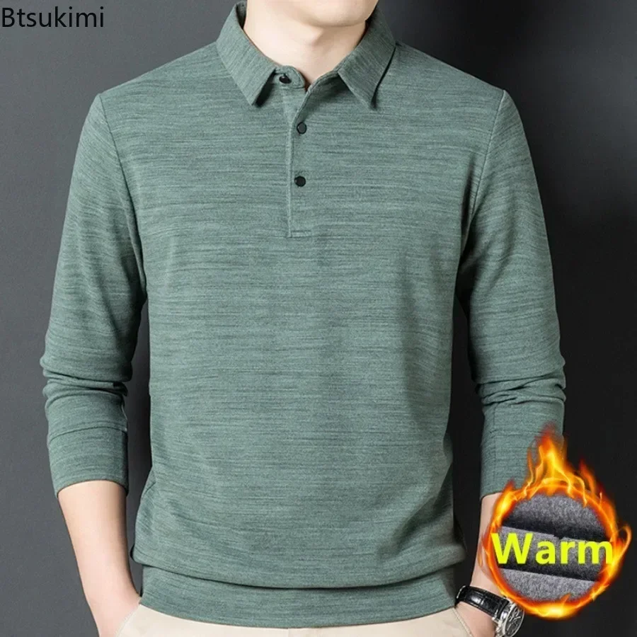 New2025 Men's Casual Warm Shirts Tops Autumn Winter Thicker Soft Solid Warm Polo Shirts Men Business Office Basic Shirts for Men
New2025 Men's Casual Warm Shirts Tops Autumn Winter Thicker Soft Solid Warm Polo Shirts Men Business Office Basic Shirts for Men