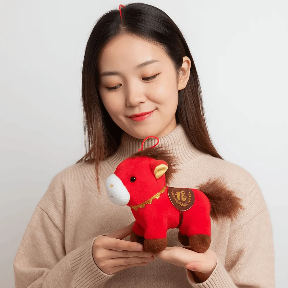 Cartoon Pony Pendant Steed Doll Mascot Dolls Plush Horse Keychain Chinese Style Backpack Pendant Zodiac Pony Figurine
Cartoon Pony Pendant Steed Doll Mascot Dolls Plush Horse Keychain Chinese Style Backpack Pendant Zodiac Pony Figurine