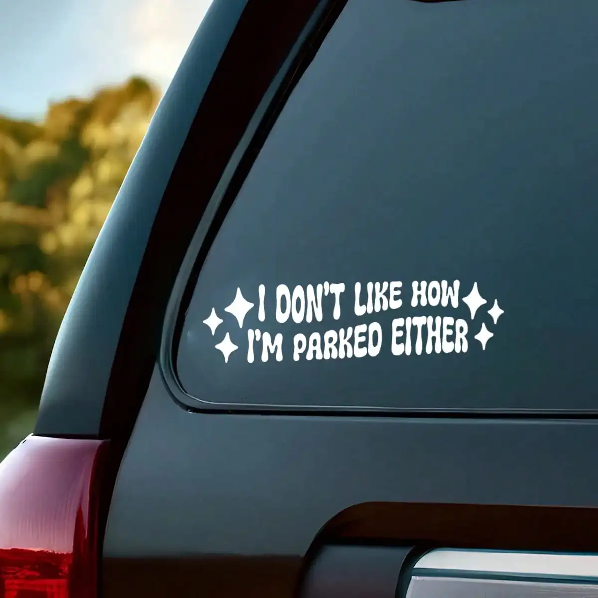 "I Don't Like How I'm Parked Either" Funny Parking Humor Vinyl Decal
"I Don't Like How I'm Parked Either" Funny Parking Humor Vinyl Decal