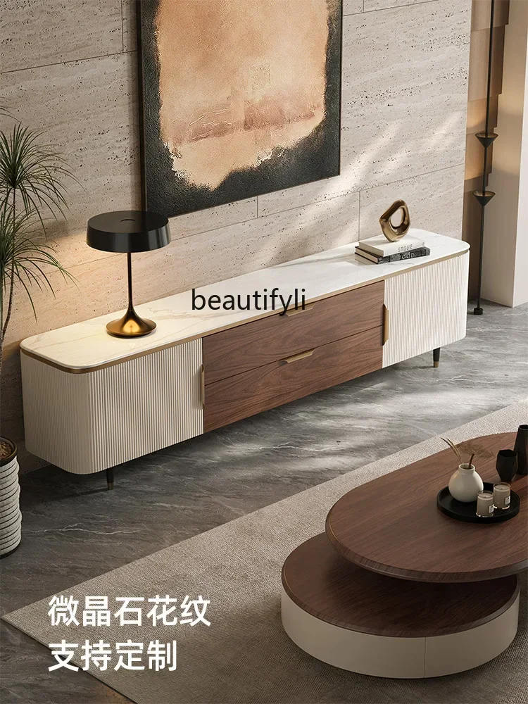 xzLight luxury marble solid wood TV cabinet household modern simple supercrystalline stone villa cabinet
xzLight luxury marble solid wood TV cabinet household modern simple supercrystalline stone villa cabinet