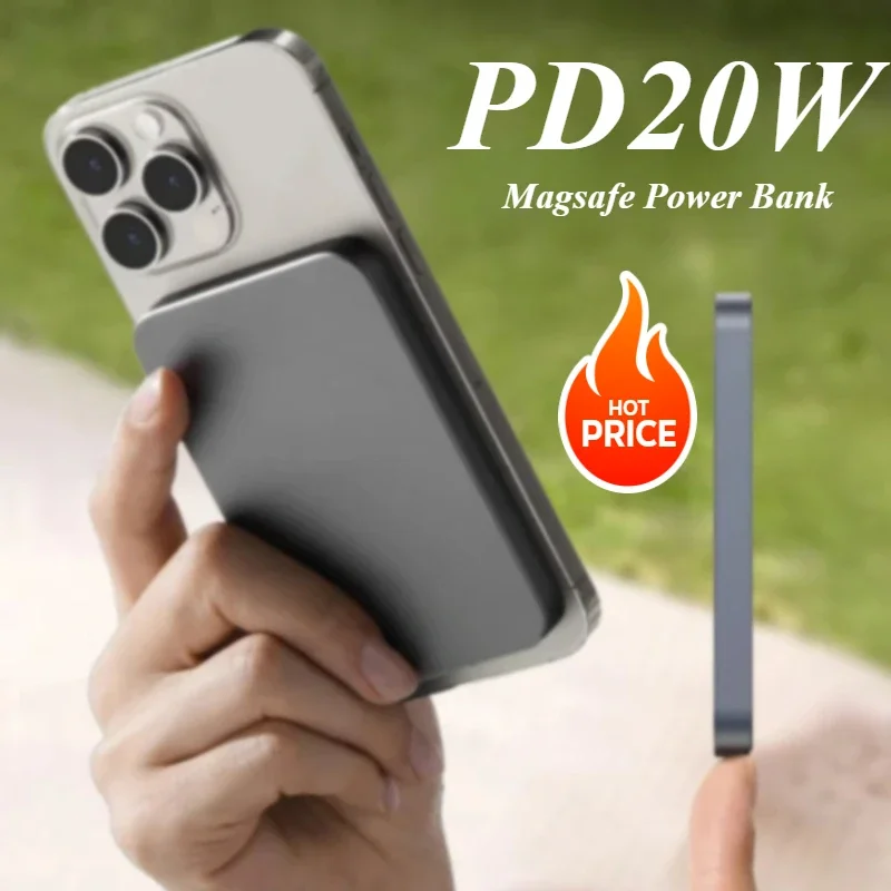 Xiaomi Magnetic Wireless Power Bank for MagSafe iPhone16/15/14/13 Pro Max Portable Spare Battery PD20W Fast Charging10000mAh
Xiaomi Magnetic Wireless Power Bank for MagSafe iPhone16/15/14/13 Pro Max Portable Spare Battery PD20W Fast Charging10000mAh
