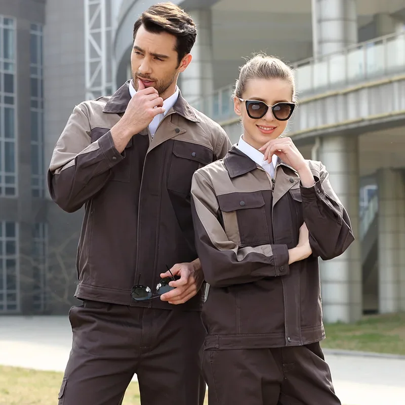 DurableLong-sleeved Overalls Suit Men's Spring And Autumn Wear-resistant Workshop Clothes Cotton Tooling Labor Protection Cloth
DurableLong-sleeved Overalls Suit Men's Spring And Autumn Wear-resistant Workshop Clothes Cotton Tooling Labor Protection Cloth