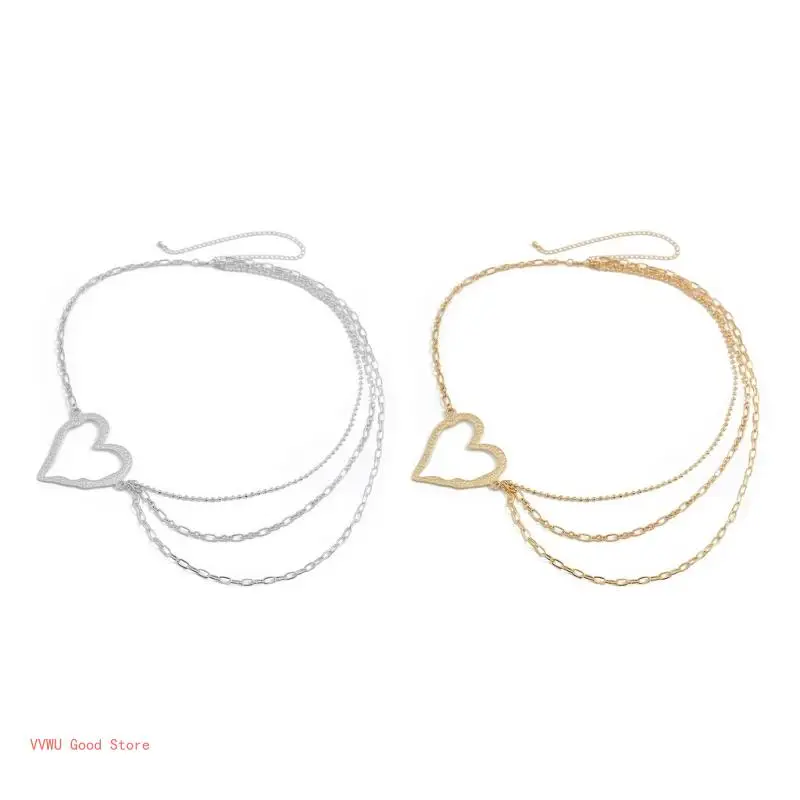 Woman Waist Chain with Large Heart Pendant Sexy Waist Jewelry for Beach Getaways
Woman Waist Chain with Large Heart Pendant Sexy Waist Jewelry for Beach Getaways
