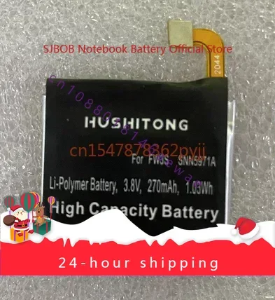 Для Motorola/Moto Fw3s Snn5971a новый аккумулятор для часов большой емкости 270 мАч
Для Motorola/Moto Fw3s Snn5971a новый аккумулятор для часов большой емкости 270 мАч