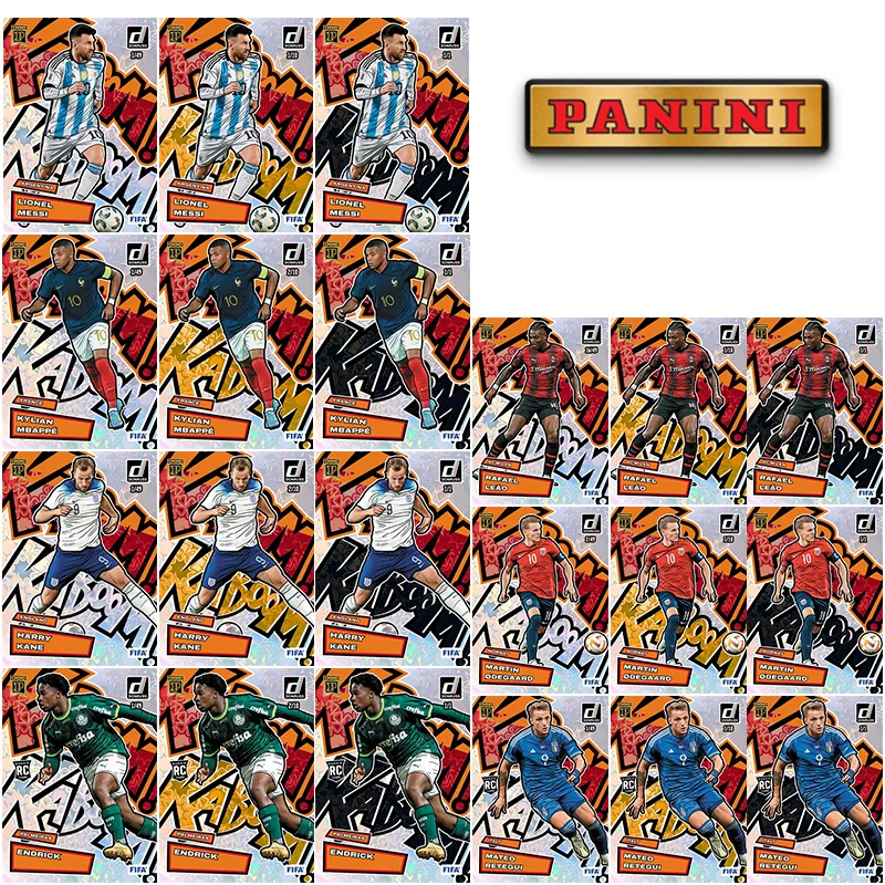 Panini Donruss Kaboom Messi Mbappe Beckham Odegaard Harry Kane Diy Домашние футбольные звезды Коллекция подарков на день рождения
Panini Donruss Kaboom Messi Mbappe Beckham Odegaard Harry Kane Diy Домашние футбольные звезды Коллекция подарков на день рождения