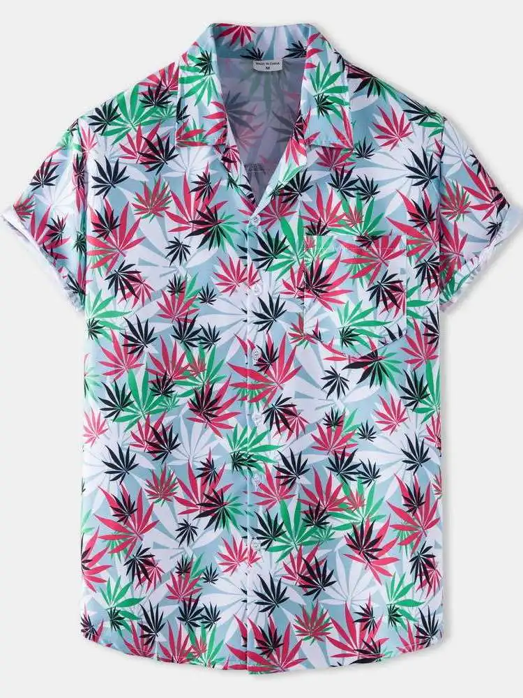 Summer Youth Slim Fit Floral Print Shirt Men's Casual Long Sleeve PU Leather Thickened Cleanfit Style Four Seasons Universal
Summer Youth Slim Fit Floral Print Shirt Men's Casual Long Sleeve PU Leather Thickened Cleanfit Style Four Seasons Universal